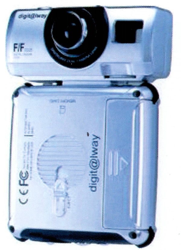  디지털 카메라가 함께 부착된 디지털웨이의 다기능 MP3 플레이어