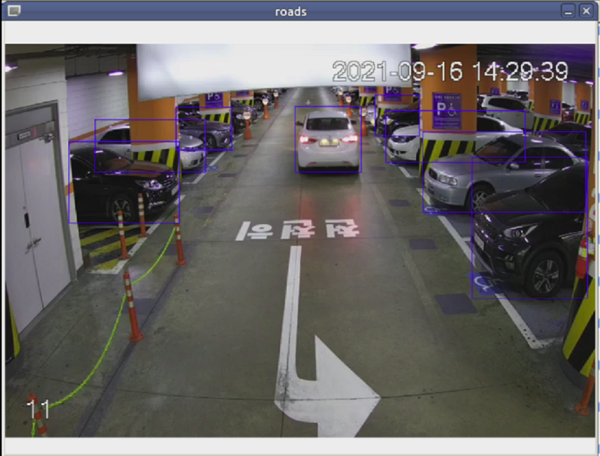 베스텔라랩 ‘워치마일’의 CCTV 영상 분석 모니터링 화면