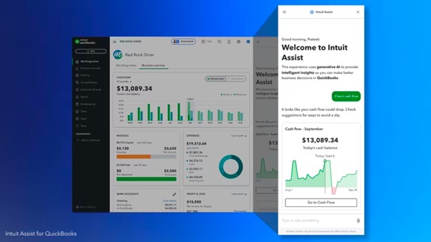 인투이트 어시스트 포 퀵북(Intuit Assist for QuickBooks)