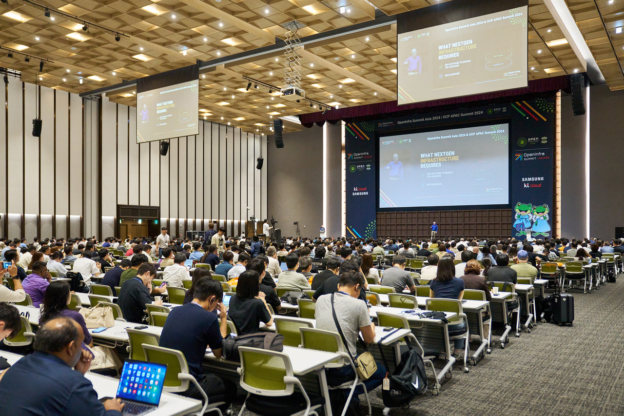 오픈인프라 서밋 아시아 및 OCP APAC 서밋 2024 컨퍼런스 현장