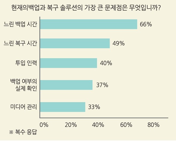 (출처: 엔터프라이즈 스트래티지 그룹 랩(Enterprise Strategy Group Lap), 2004년 8월)